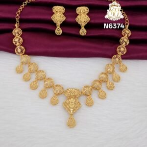 Floral Drop Necklace