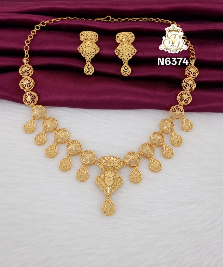 Floral Drop Necklace