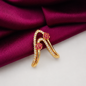 Premium Floral Vanki Ring