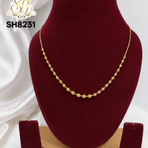 Gold look short chain