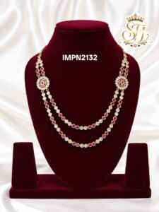 Classic Ruby stone Necklace