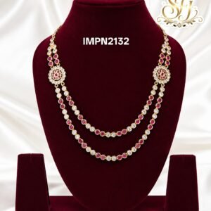 Classic Ruby stone Necklace