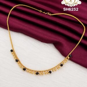 Black Bead Elegant Daily Wear Chain