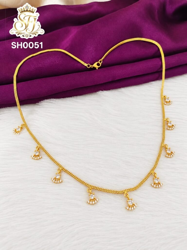 Elegant Stone Drop Necklace