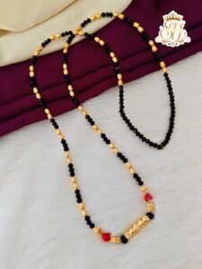 Black Crystal beeds Chain