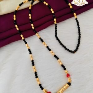 Black Crystal beeds Chain