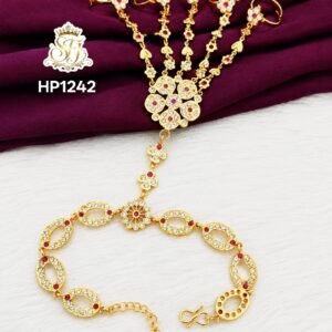 Designer Floral Hand Bracelet