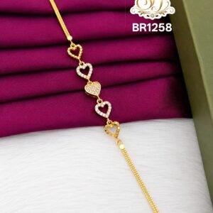 trendy heart Breacelet