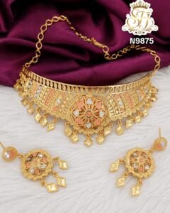 tricolor Choker set