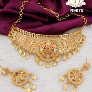 tricolor Choker set