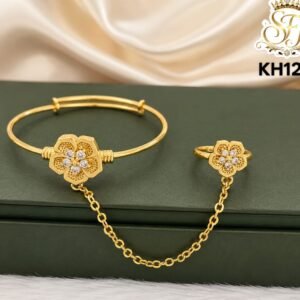 Floral design kids Bangle