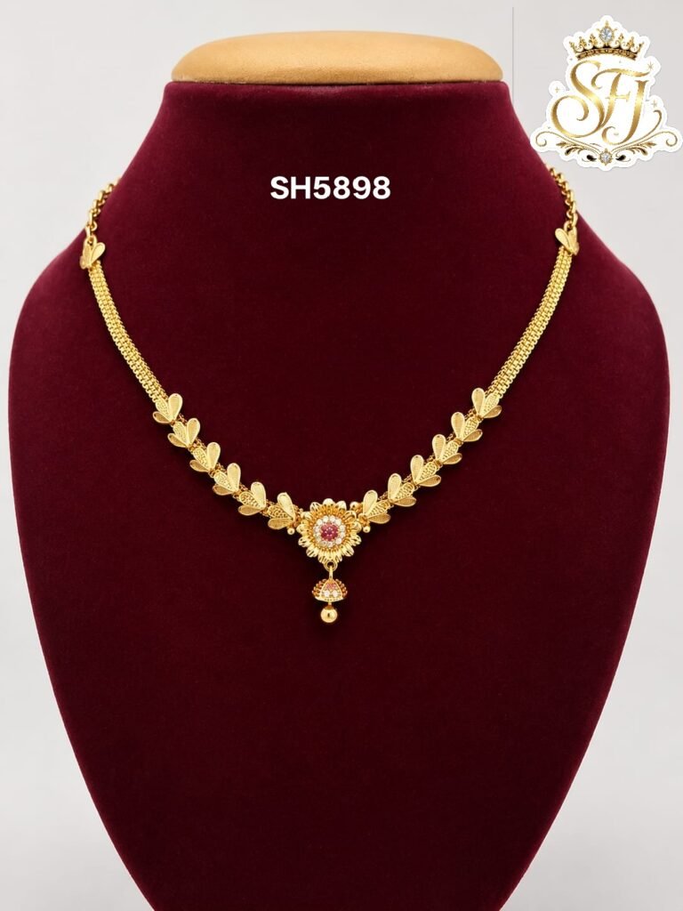 Floral Ad stone Necklace