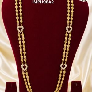 Sparkling Heart Designer Long Chain