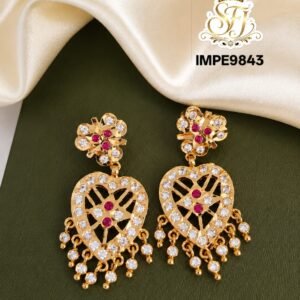 Royal Ruby Stone Designer Earrings