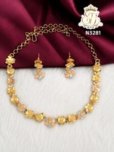 Blooming Floral Designer Necklace Set