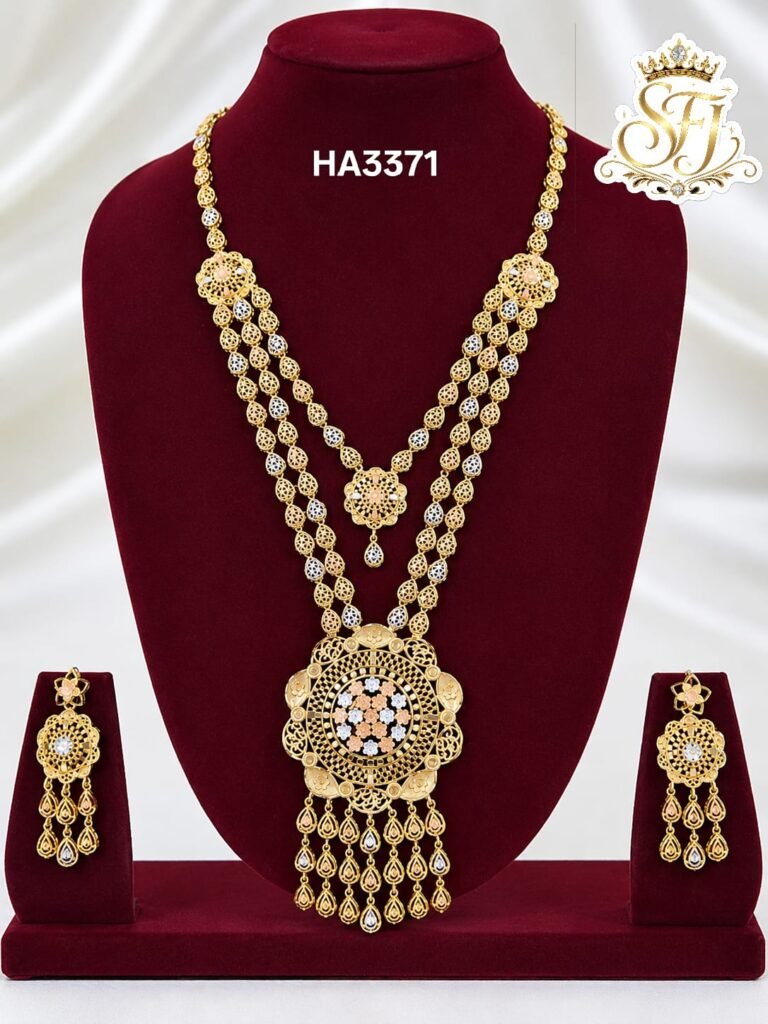 Grand Floral Designer Haram Set
