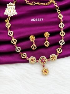 Floral AD Necklace