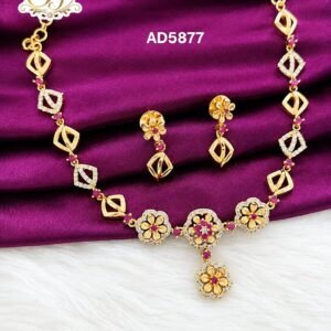 Floral AD Necklace