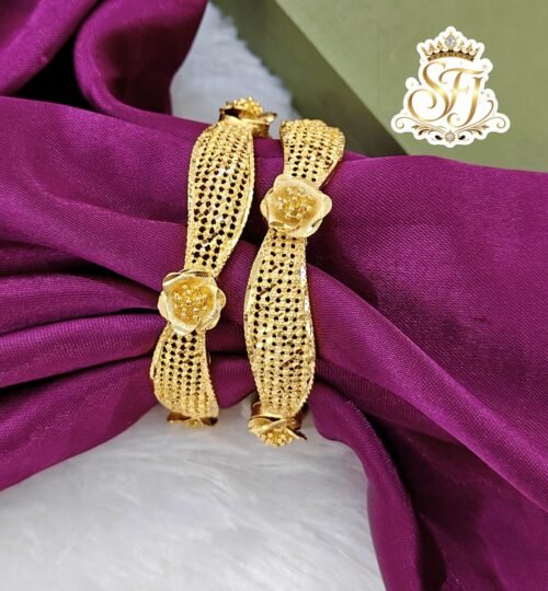 Designer Gold Look Bangles for Party Wear