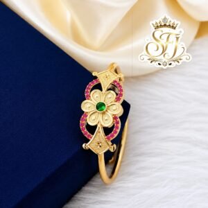 Modern Floral Bangle