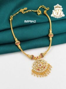 Multi stone Impone Necklace