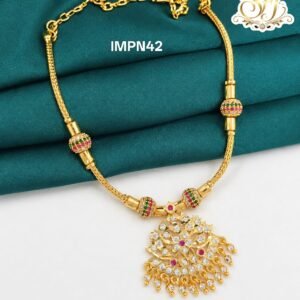 Multi stone Impone Necklace