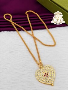 Heart pendant chain