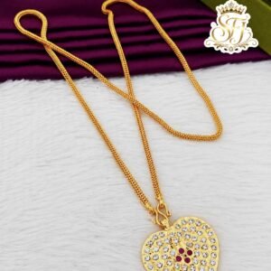 Heart pendant chain