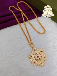 Floral pendant chain