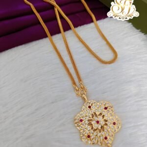 Floral pendant chain