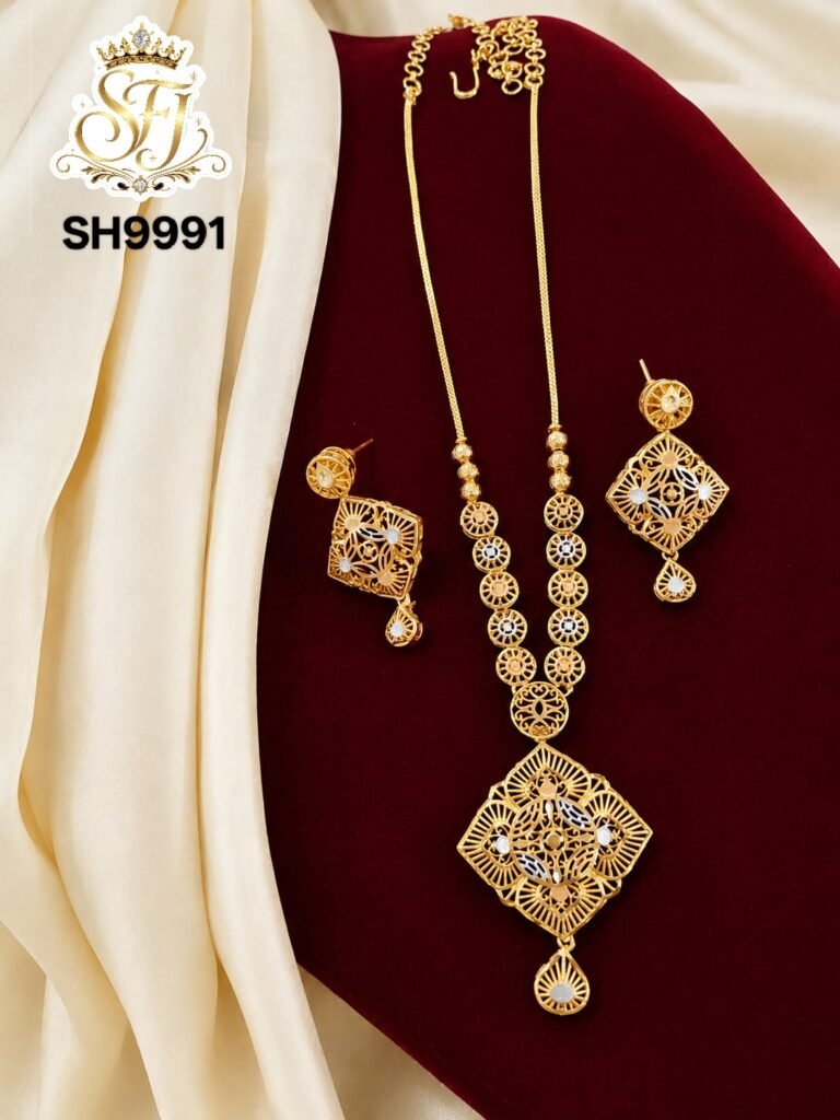 Floral pendant chain
