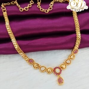 Ruby stone Neckset