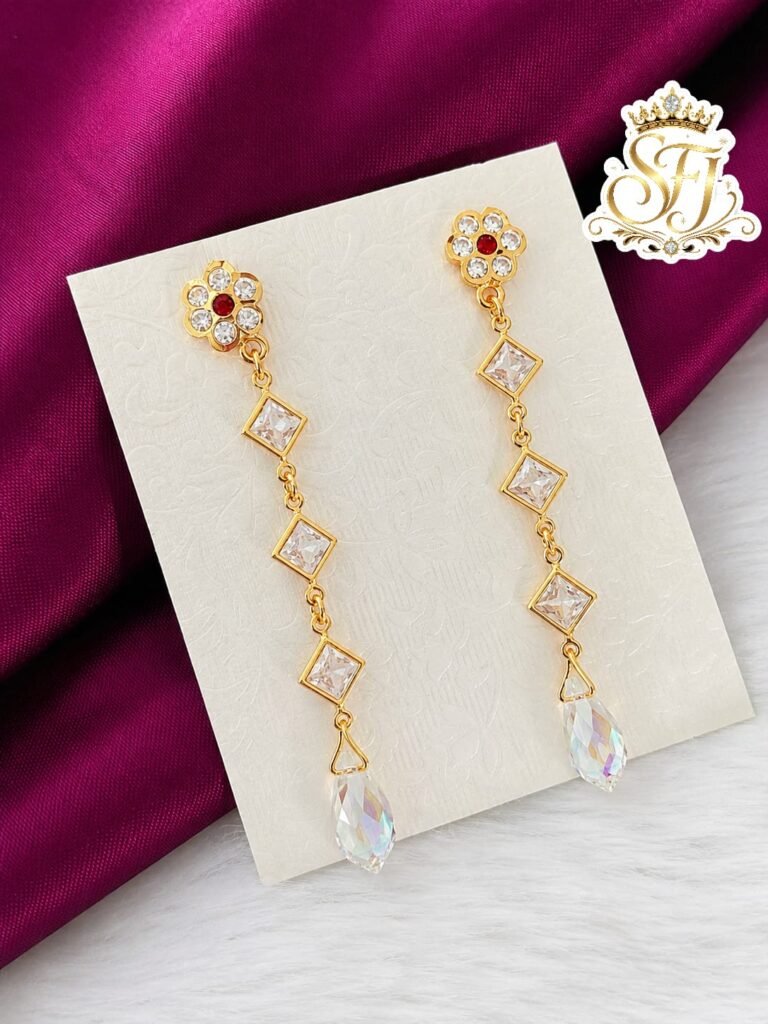 FLORAL DROP EARRING