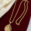 Elegant Gold Finish Designer Necklace