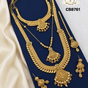 Bridal Long Haram Set with Matching Accessories