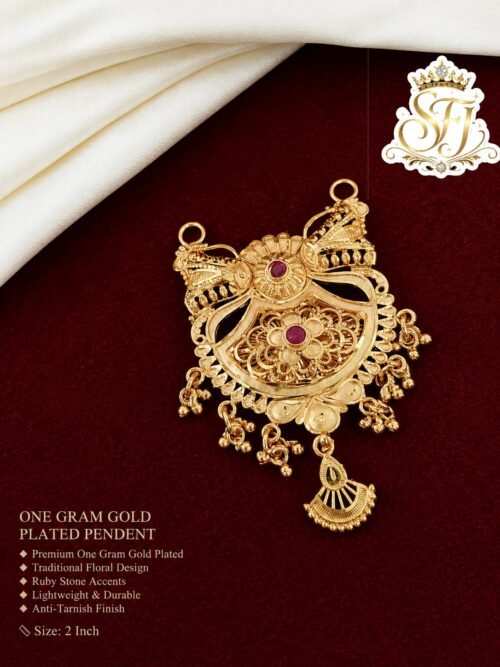 Elegant Traditional Filigree Pendant