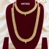 One Gram Gold Plated Peacock Design Long Haram