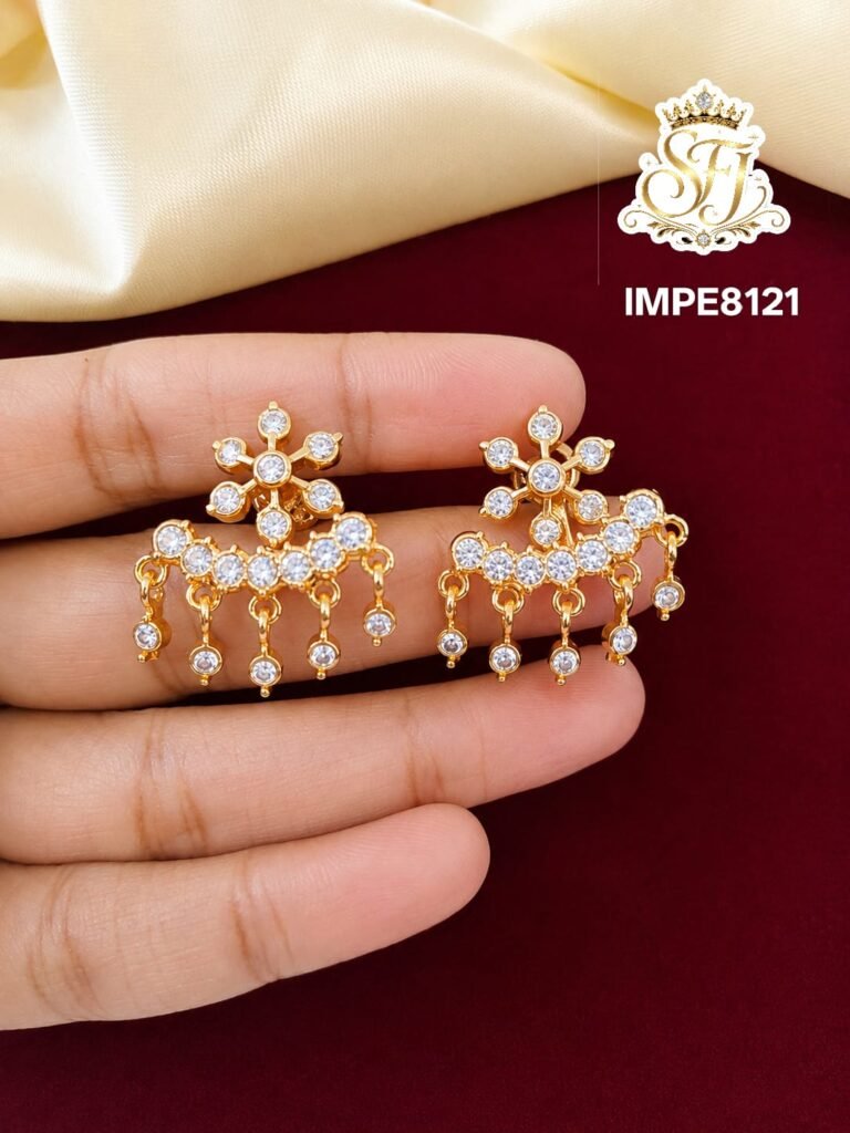 ELEGANT STONE WORK EARRING