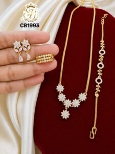 WHITE STONE ELEGANT COMBO SET