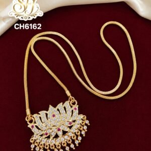 LOTUS PINK WHITE DOLLAR CHAIN