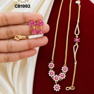 FOLRAL ELEGANT PINK COMBO SET