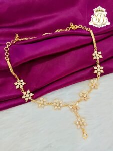PREMIUM WHITE STONE NECKLACE