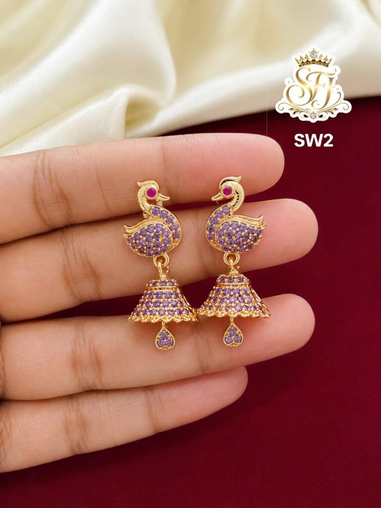 PREMIUM PURPLE EARRING