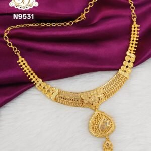 PREMIUM TEAR DROP GOLD SHINE NECKLACE