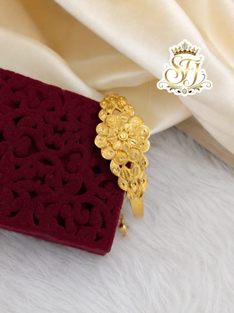 antique floral bracelet
