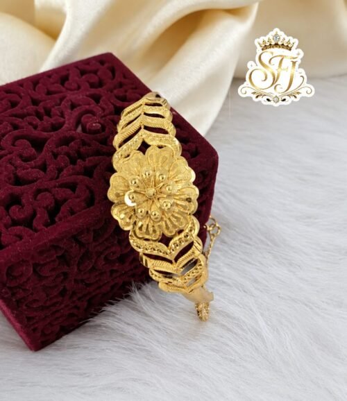 premium floral bangle bracelet