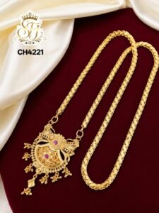 PREMIUM RUBY STONE DOLOR CHAIN