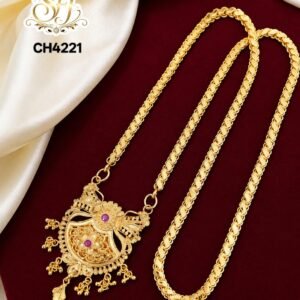 PREMIUM RUBY STONE DOLOR CHAIN
