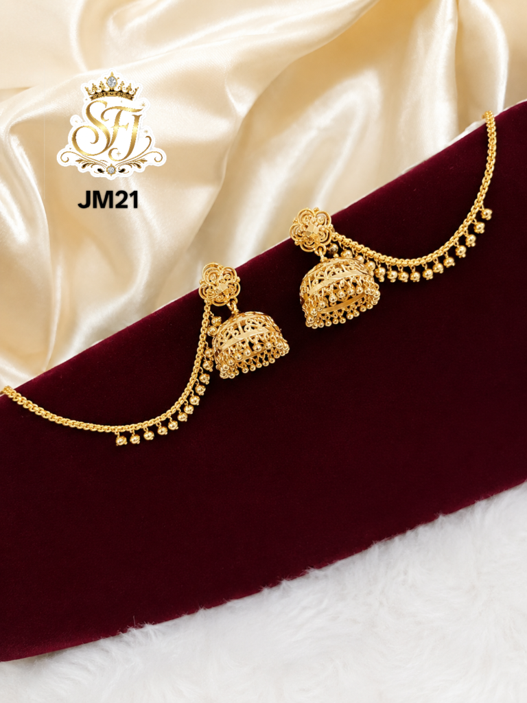 Traditional gold look jimiki maatal