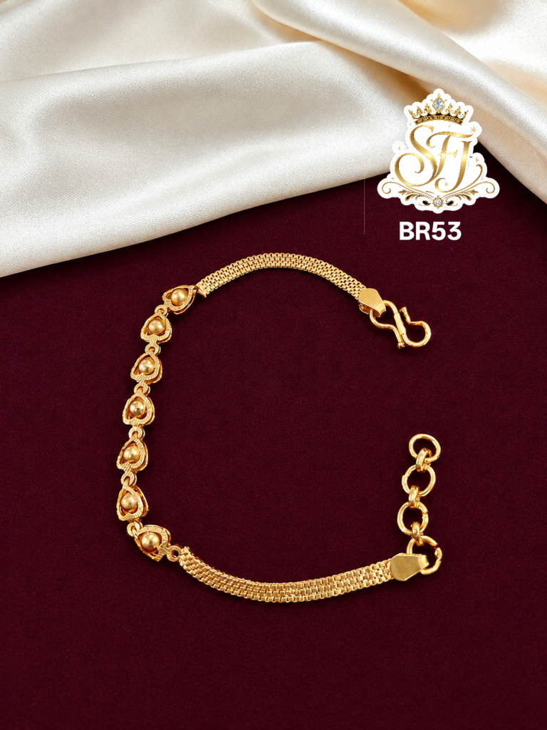 Gold finish bracelet